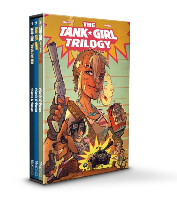 Tank Girl Trilogy Box Set (GOLD, WORLD WAR, 2 GIRLS 1 TANK)-9781787744929