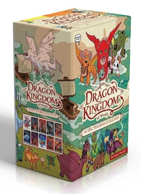 Dragon Kingdom of Wrenly An Epic Ten-Book Collection (Includes Poster!) (Boxed Set) : The Coldfire Curse; Shadow Hills; Night Hunt; Ghost Island; Inferno New Year; Ice Dragon; Cinder's Flame; The Shat-9781665949187
